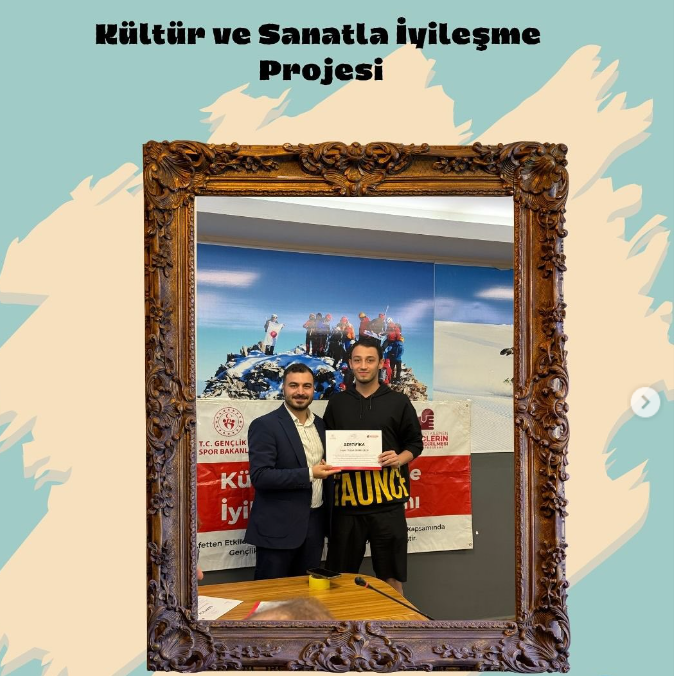 Kültür ve Sanatla İyileşme Projesi, afet sonrası dönemde gençlerin psikososyal dayanıklılığını artırmak, toplumsal bağlarını güçlendirmek ve sanatın iyileştirici gücüyle yeniden umut inşa etmek amacıyla hayata geçirildi.