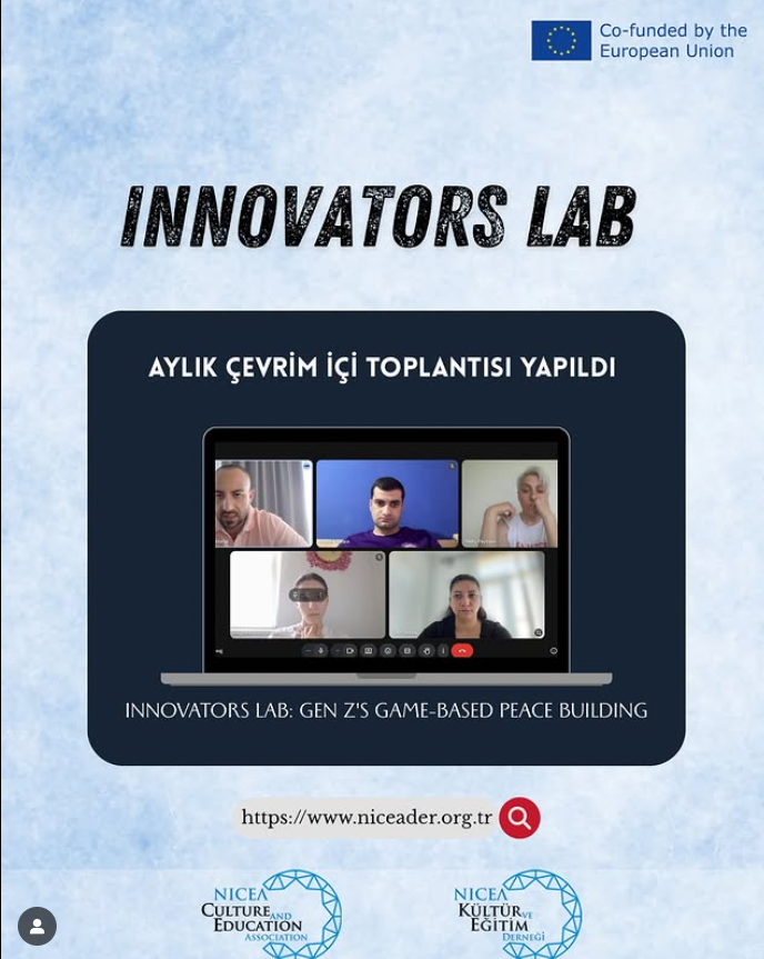 Innovators Lab projemizin aylık çevrimiçi toplantısı gerçekleşti. 