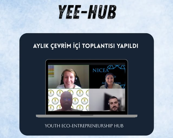Yee-Hub projemizin aylık çevrimiçi toplantısı gerçekleşti. 