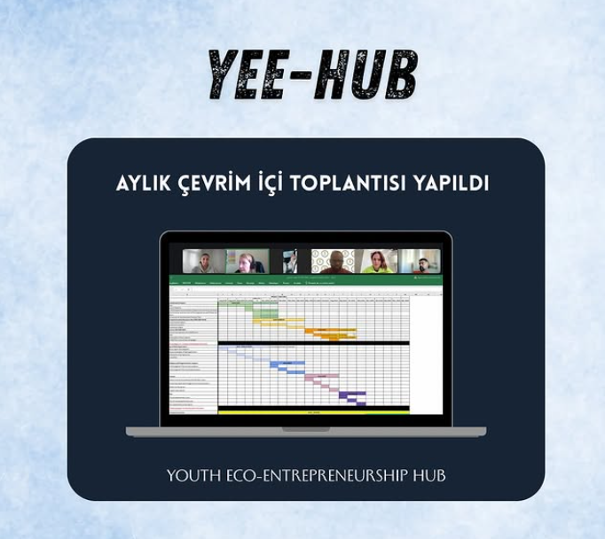 Yee-Hub projemizin aylık çevrimiçi toplantısı gerçekleşti!