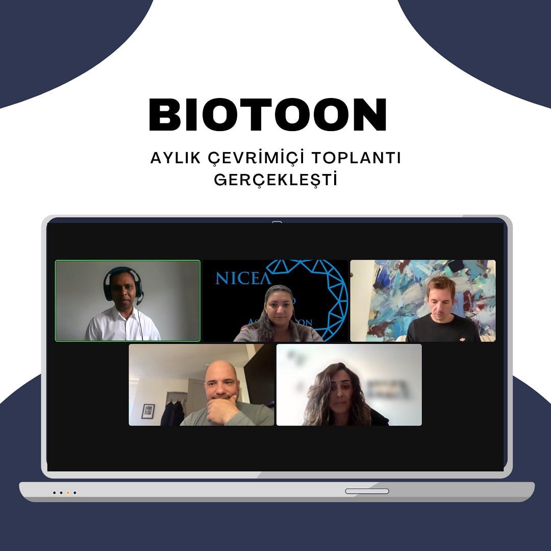Biotoon projemizin aylık çevrimiçi toplantısı gerçekleşti!