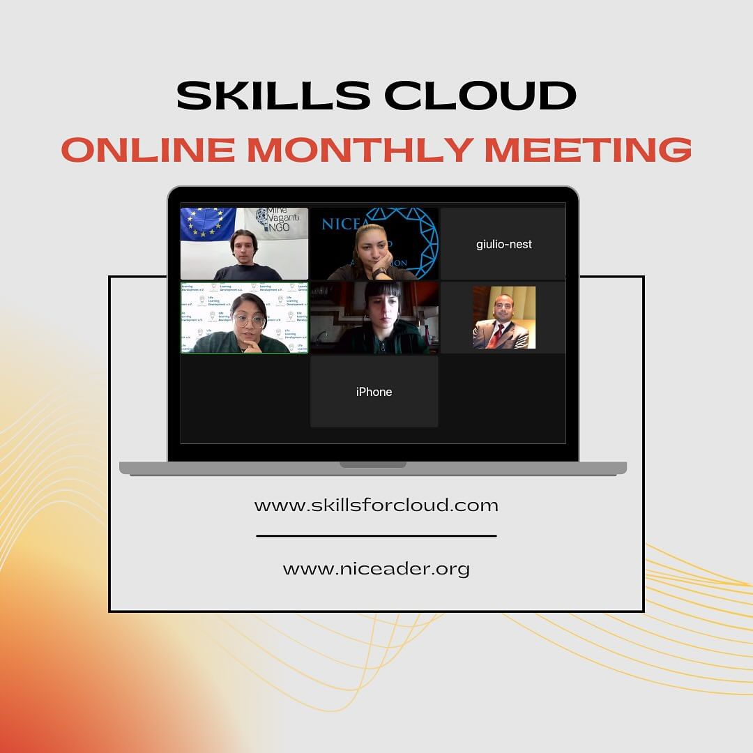 Skills Cloud projemizin aylık çevrimiçi toplantısı gerçekleşti!