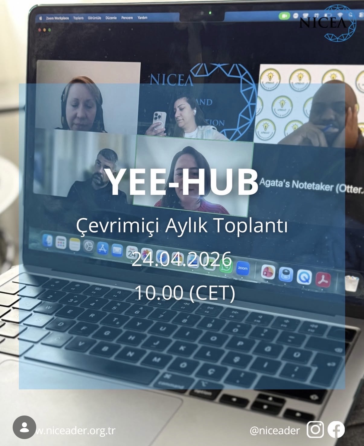 YEE-HUB projesi kapsamında son çevrim içi toplantı gerçekleştirildi.