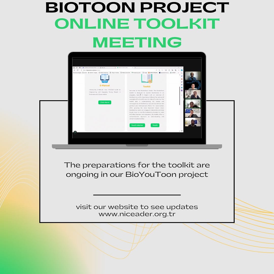 Biotoon projemizin aylık çevrimiçi toplantısı gerçekleşti!
