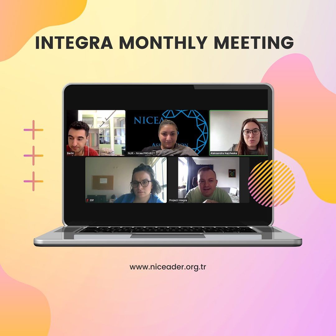 Integra projemizin aylık çevrimiçi toplantısı gerçekleştirildi!